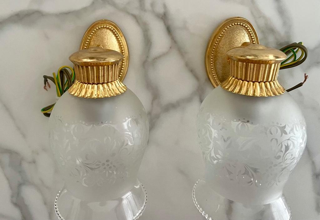 2 appliques murales vintage, Enlèvement ou Envoi, Comme neuf