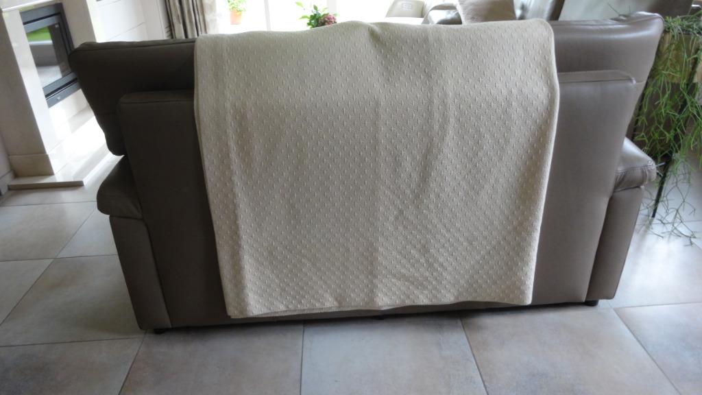 rideaux de fenêtre coulissants (porte-fenêtre), Maison & Meubles, Enlèvement, Utilisé, Beige