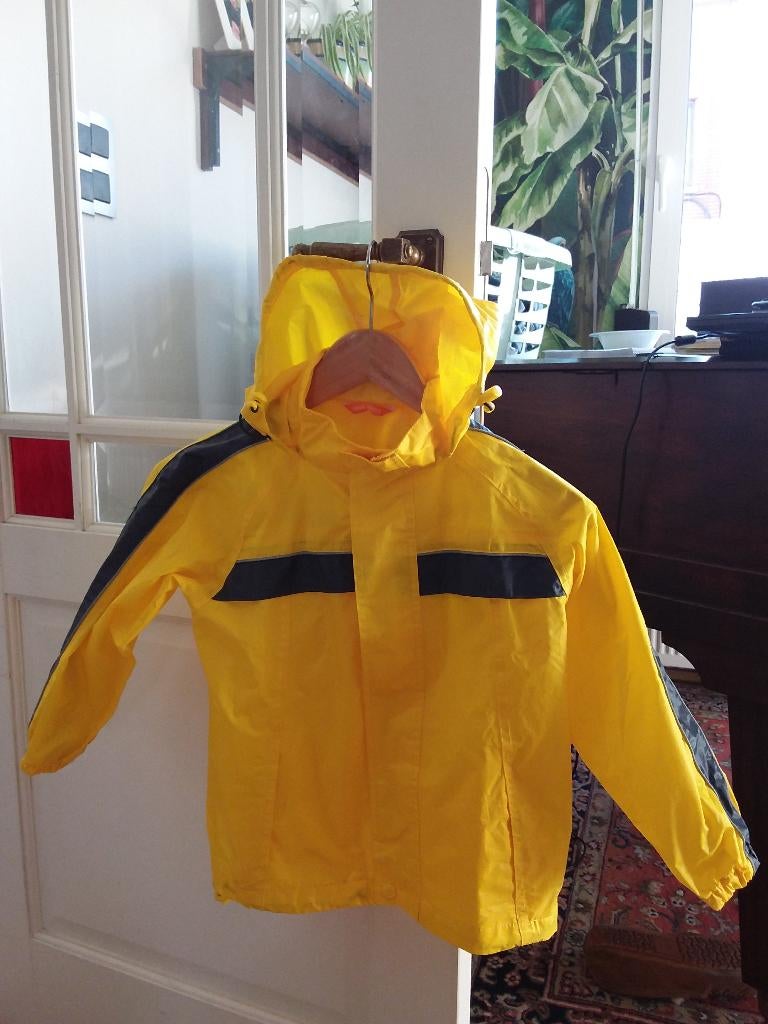 Regenjas 110/116, Caravanes & Camping, Vêtements de pluie, Utilisé, Imperméable, Kinderen, Enlèvement