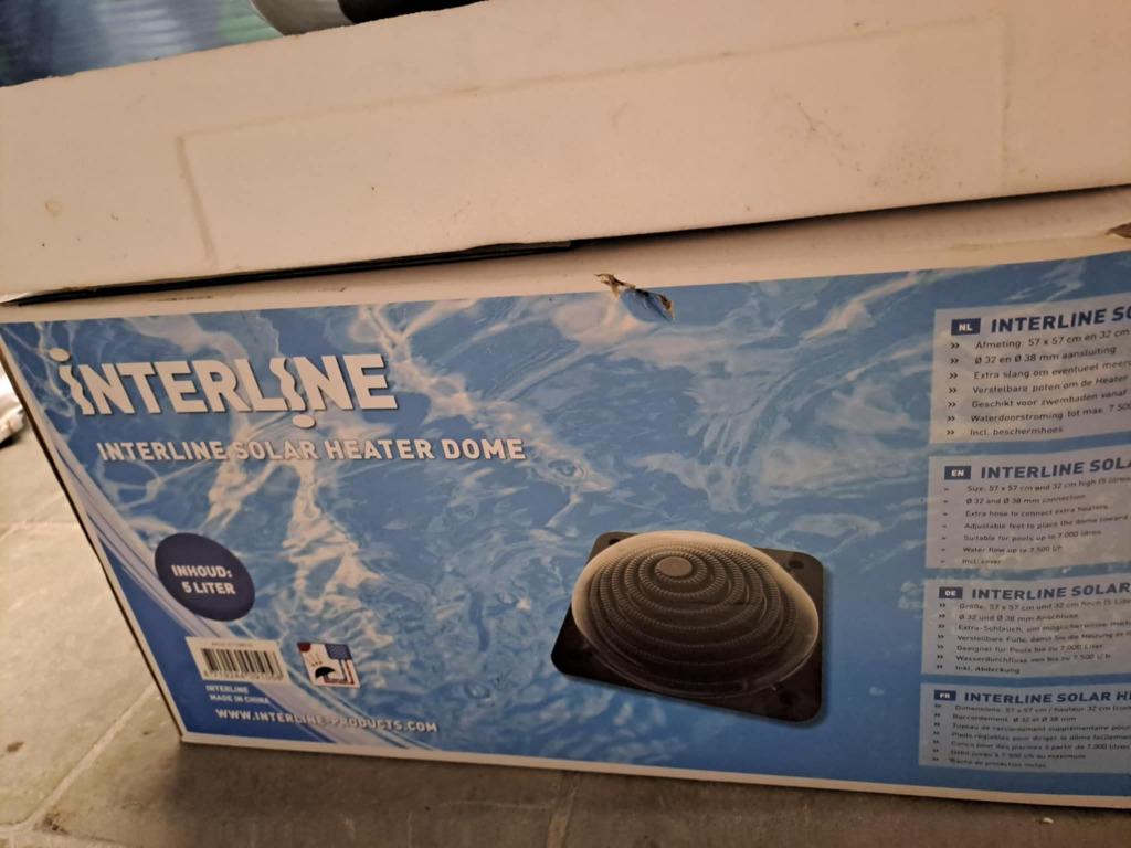 chauffage solaire pour piscine, Enlèvement, Utilisé, Chauffage