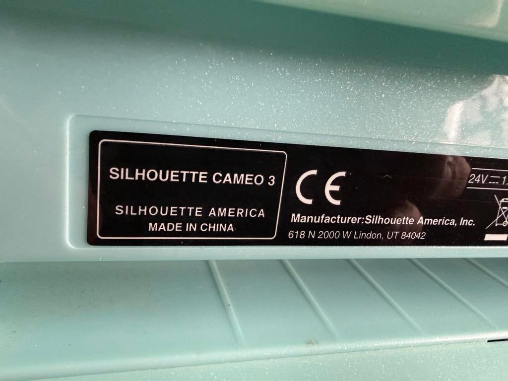 Silhouette Cameo 3 Mint groen, Ophalen, Zo goed als nieuw