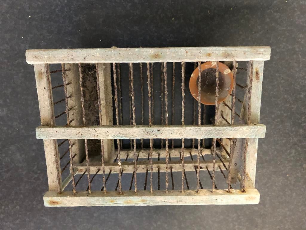 Antieke vogelkooien, Dieren en Toebehoren, Vogels | Hokken en Kooien, Ophalen, Gebruikt, Hout, Overige typen