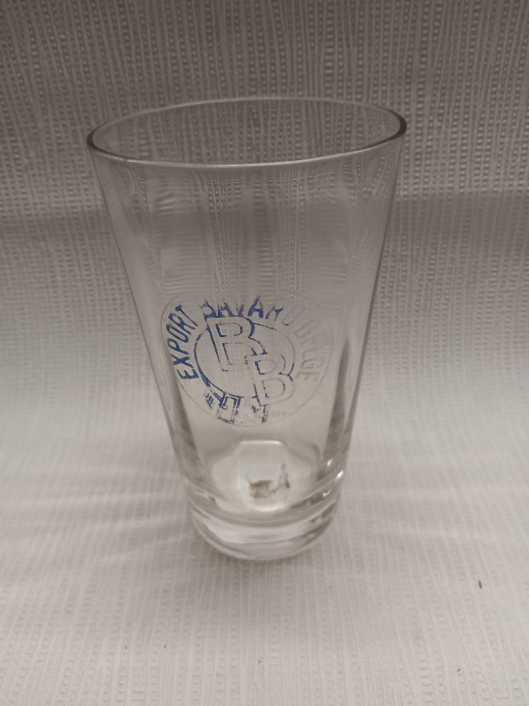 Bierglas Export Bavaro Belge Brussel, Ophalen of Verzenden, Gebruikt, Gebruiksvoorwerp