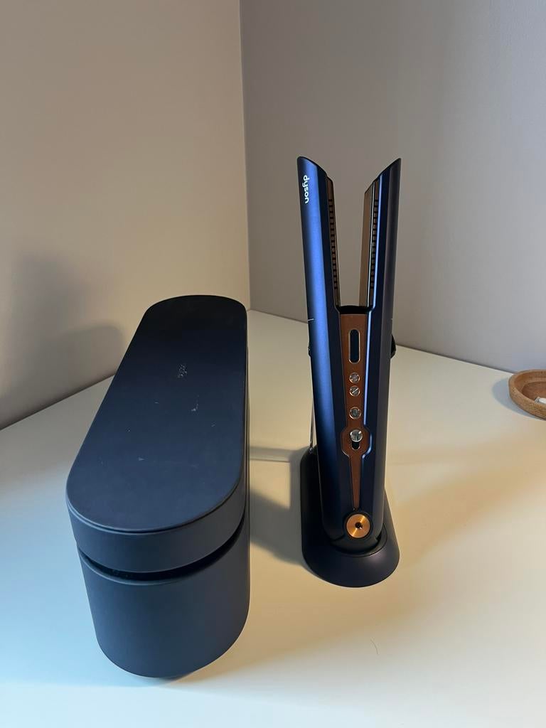 Dyson Corrale draadloze stijltang - blauw, Verzenden, Zo goed als nieuw, Haarverzorging