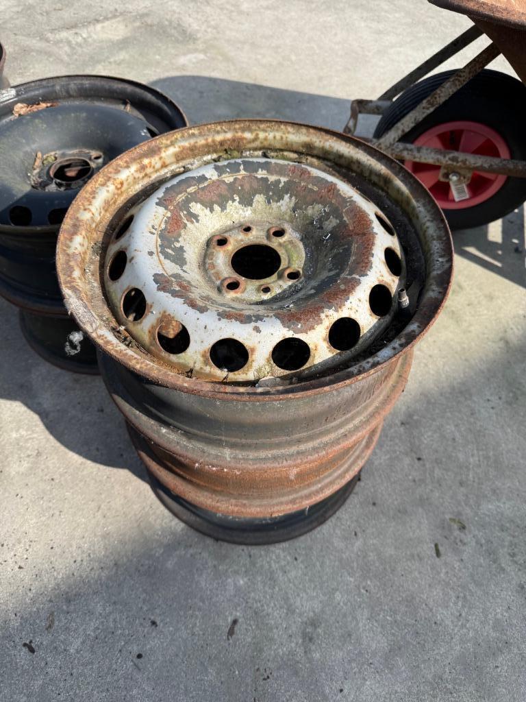 Jantes en tôle Fiat Doblo 15 pouces, Enlèvement, Utilisé, Fiat