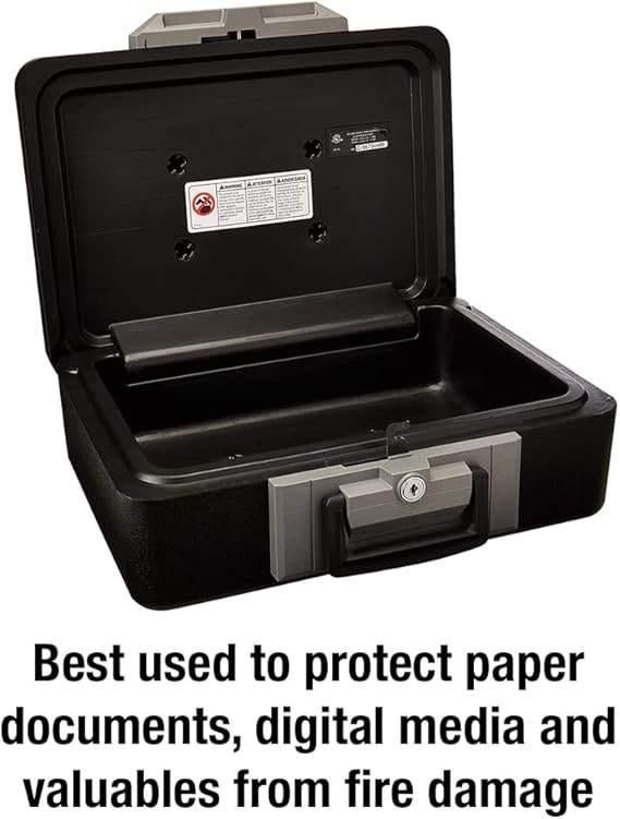 Coffre-fort ignifuge avec serrure à clé | LIVRAISON GRATUITE, Bijoux, Sacs & Beauté, Valises, Neuf, -, -, Clé