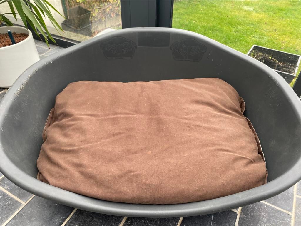 Lit pour chien avec cousin, Animaux & Accessoires, Paniers pour chiens, Utilisé, Enlèvement