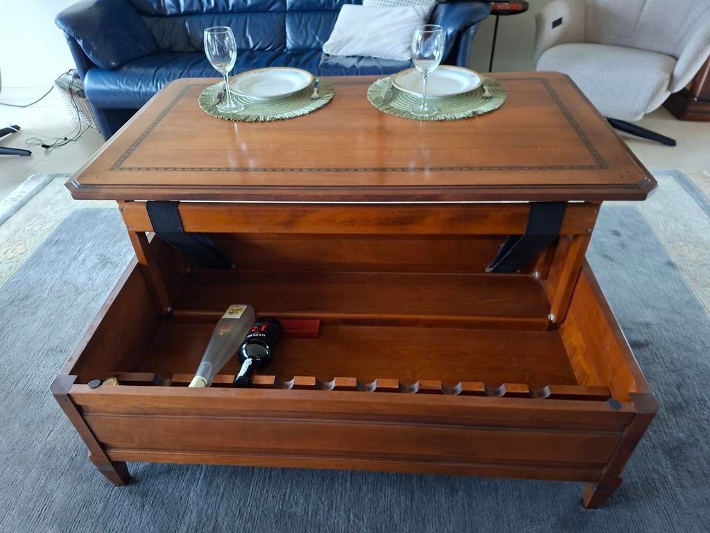 Table basse avec bar de la marque Richelieu, Maison & Meubles, Tables | Tables de salon, Enlèvement