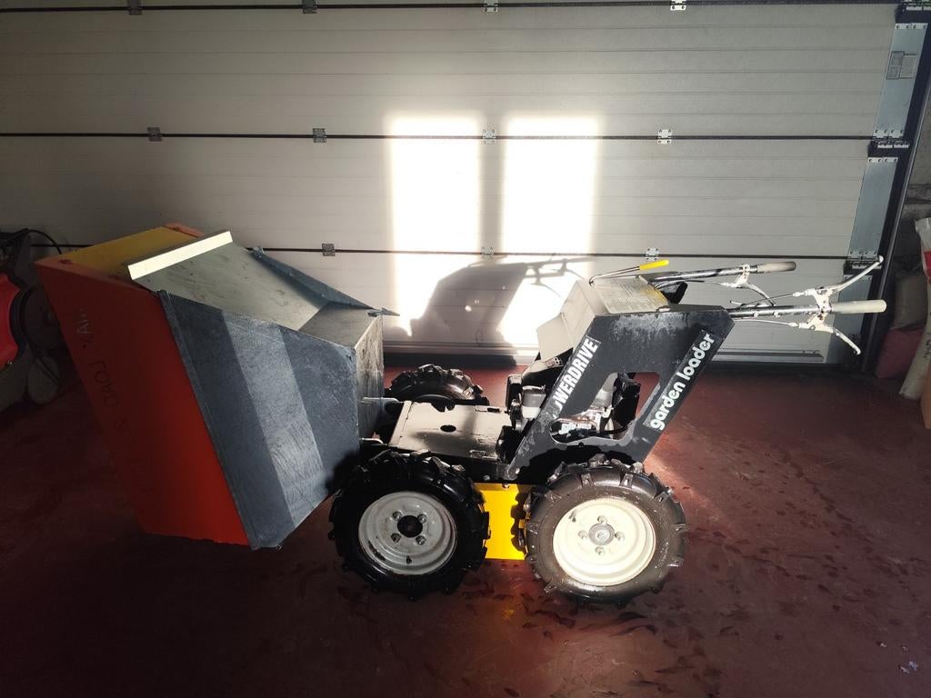 Kruiwagen met motor, Ophalen