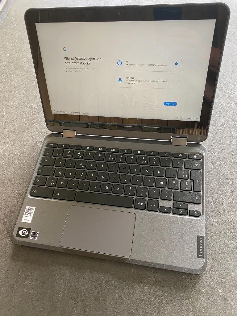 Lenovo 300e Chromebook Gen 3 - Convertible touch *NIEUW*, Computers en Software, Chromebooks, 4 GB of minder, Touchscreen, Nieuw
