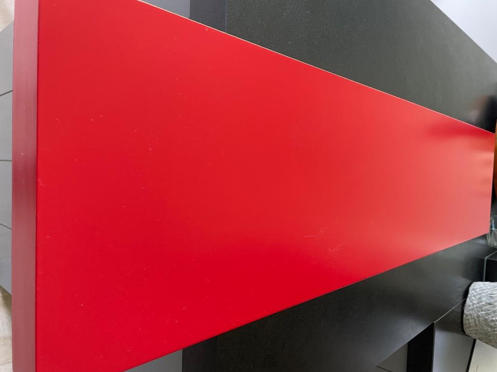 Wandplank/boekenplank, Rood, Ikea., Ophalen of Verzenden, Zo goed als nieuw