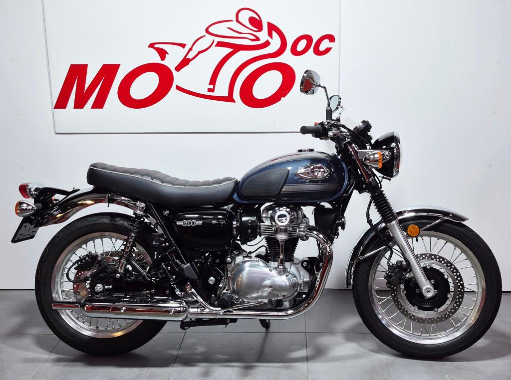 KAWASAKI W800 ***MOTODOC.BE***, Entreprise, 800 cm³, 2 cylindres, Permis Moto A2 minimum