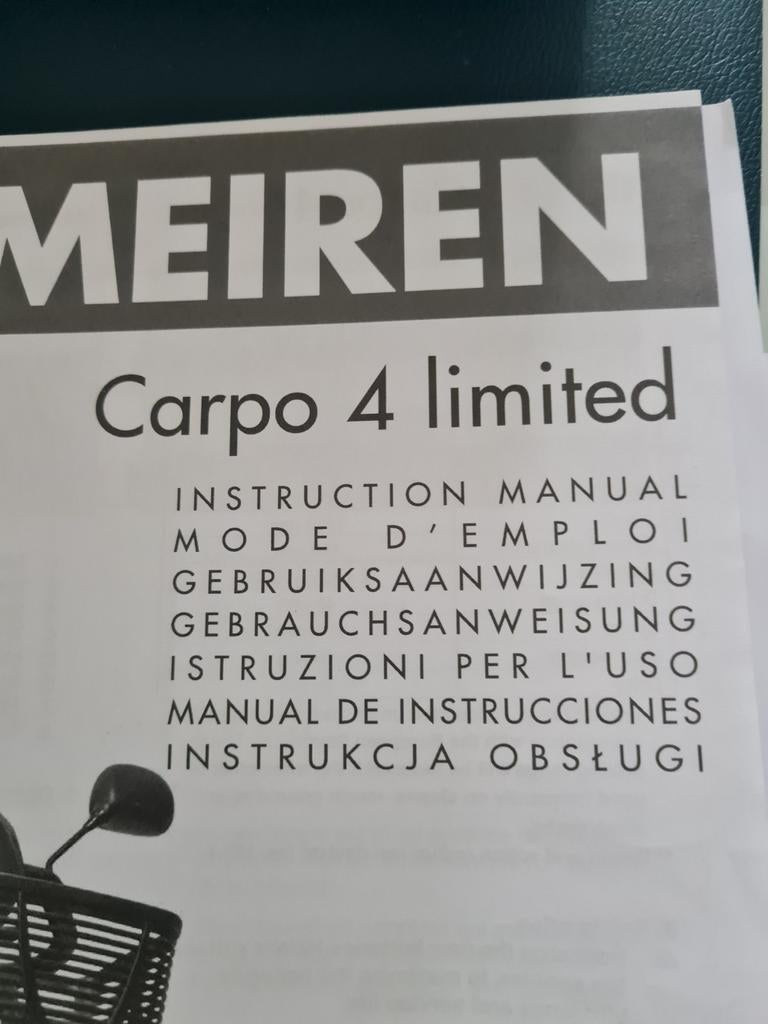 vermieren Carpo 4 limited, Divers, Voitures sans permis & Scooters pour invalides, Utilisé, Vermeiren, 36 à 45 km, 16 km/h ou plus