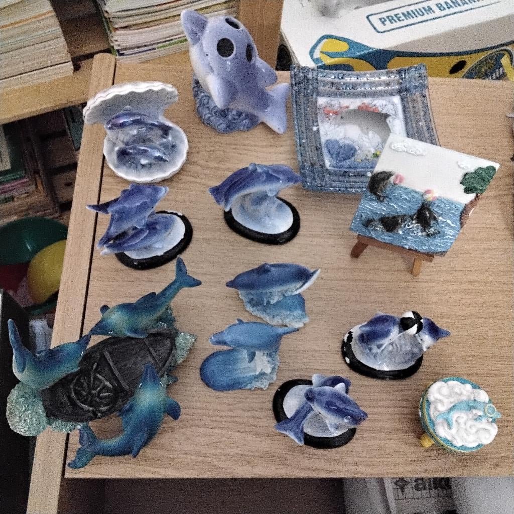 Verzameling dolfijnen, Ophalen of Verzenden, Gebruikt