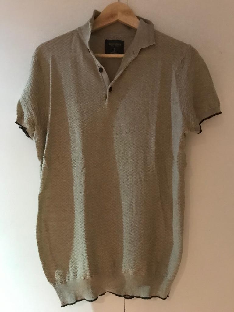 Polo beige Springfield T L TB état, Comme neuf, Taille 52/54 (L), Beige, Springfield