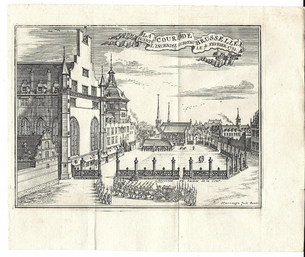 1769 - Het hof van Brussel / le cour de Bruxelles, Envoi