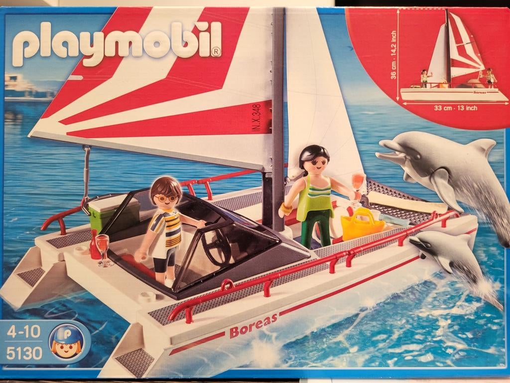 Catamaran Playmobil 5130, Enlèvement ou Envoi, Neuf, Ensemble complet