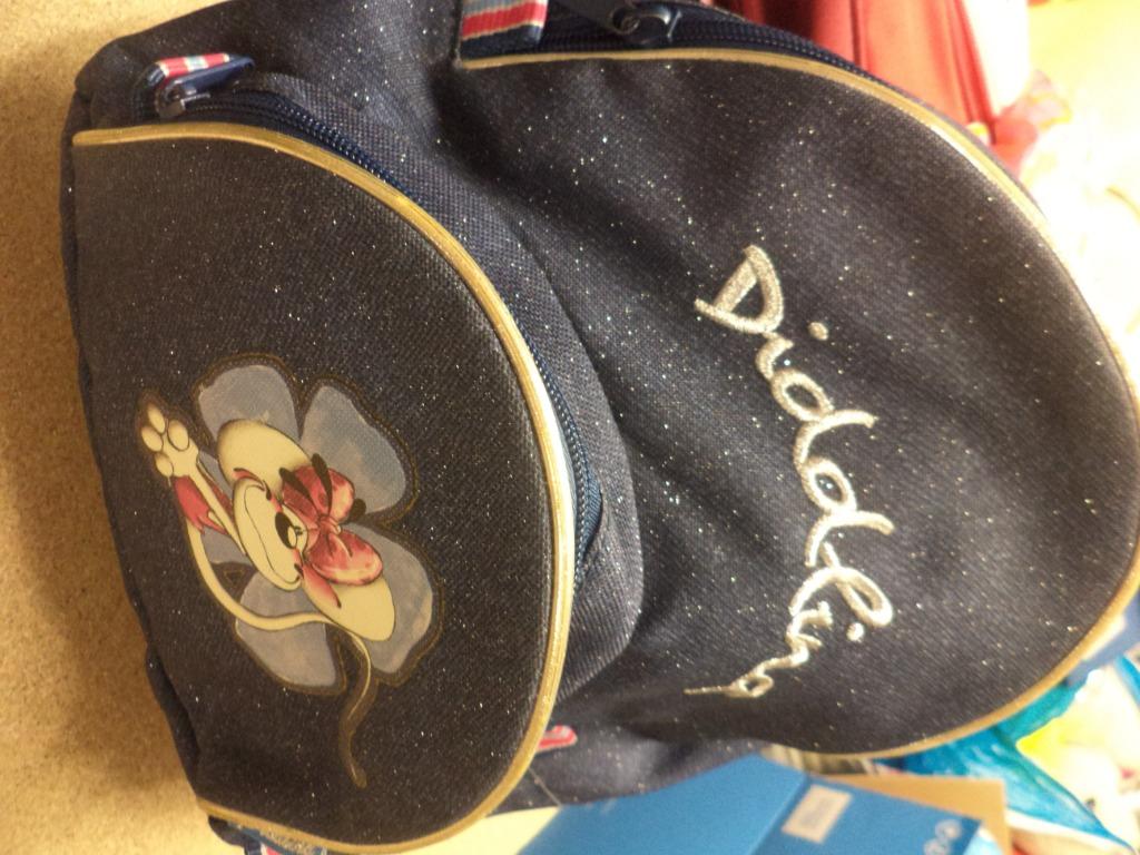 blauw rugzakje Diddlina, Verzamelen, Ophalen of Verzenden, Diddlina, Zo goed als nieuw, Tas, Koffer of Zak