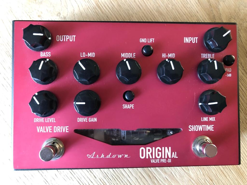 Ashdown OriginAL Valve Pre-DI Bass Preamp Pedal, Enlèvement ou Envoi, Comme neuf, Guitare basse