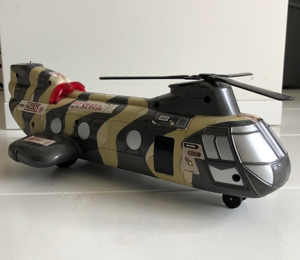 grote speelgoed legerhelicopter 34x16x10 C cm, Ophalen of Verzenden, Gebruikt