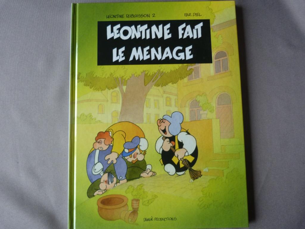 Léontine Fait Le Ménage [Livre], Livres, Enlèvement ou Envoi, Une BD, Comme neuf, Diel