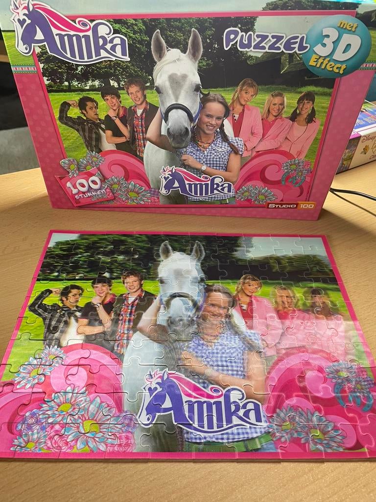 Amika 3D puzzel 100 stuks, Ophalen, Zo goed als nieuw