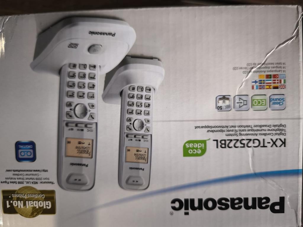Panasonic kx-tg2522bl, Ophalen