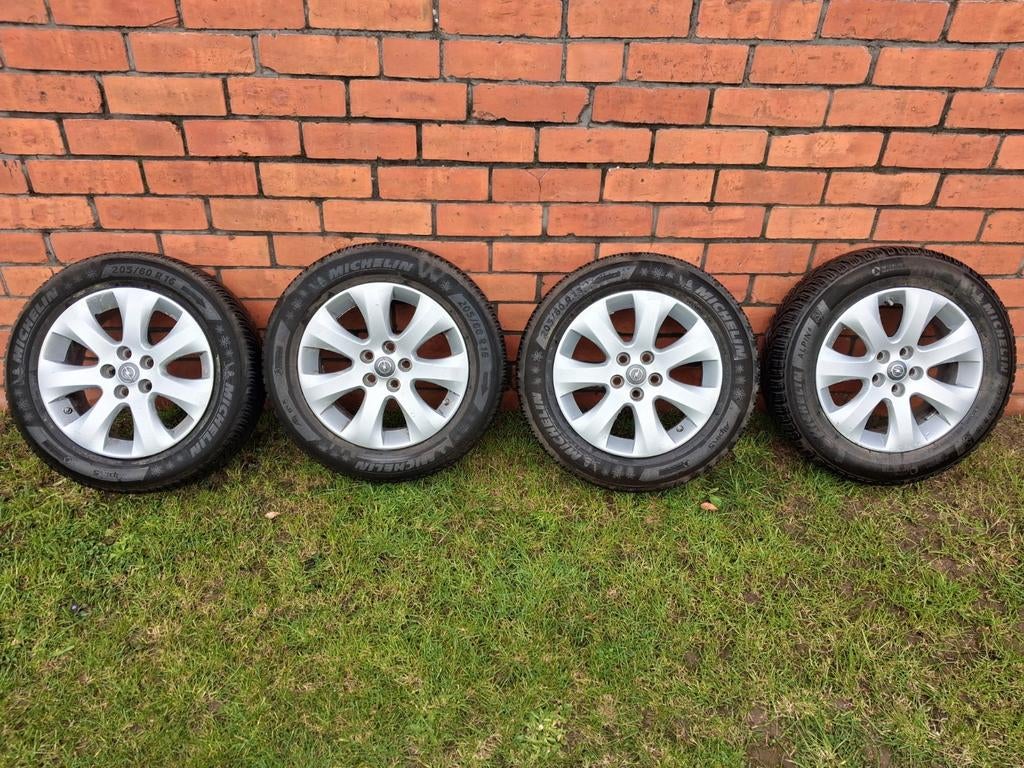 Opel velgen, Ophalen, Gebruikt, 16 inch, Banden en Velgen