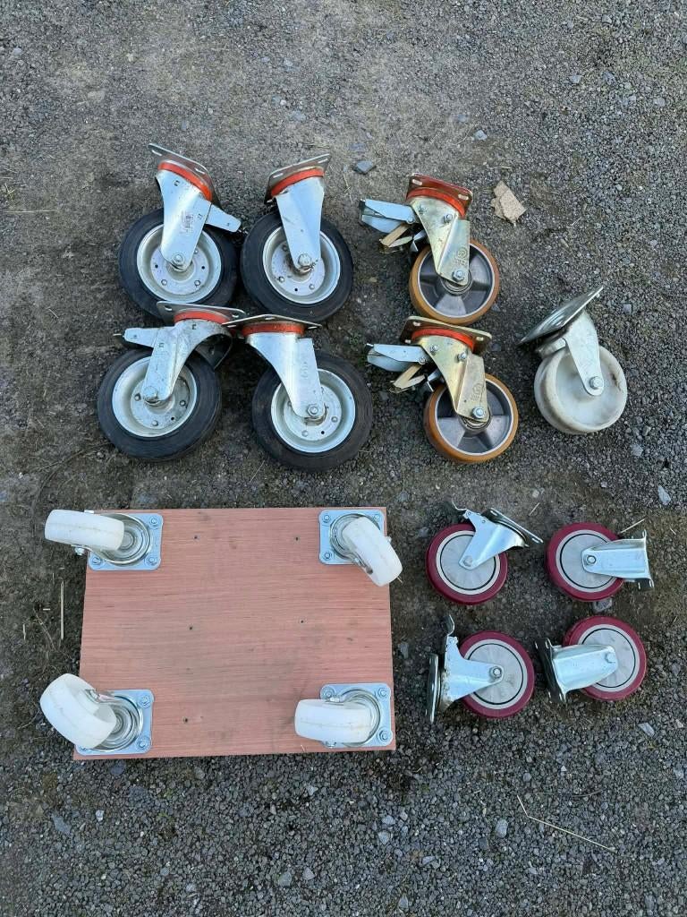 Industriële zwenkwielen / bokwielen – diverse types en maten, Zakelijke goederen, Machines en Bouw | Industrie en Techniek, Ophalen
