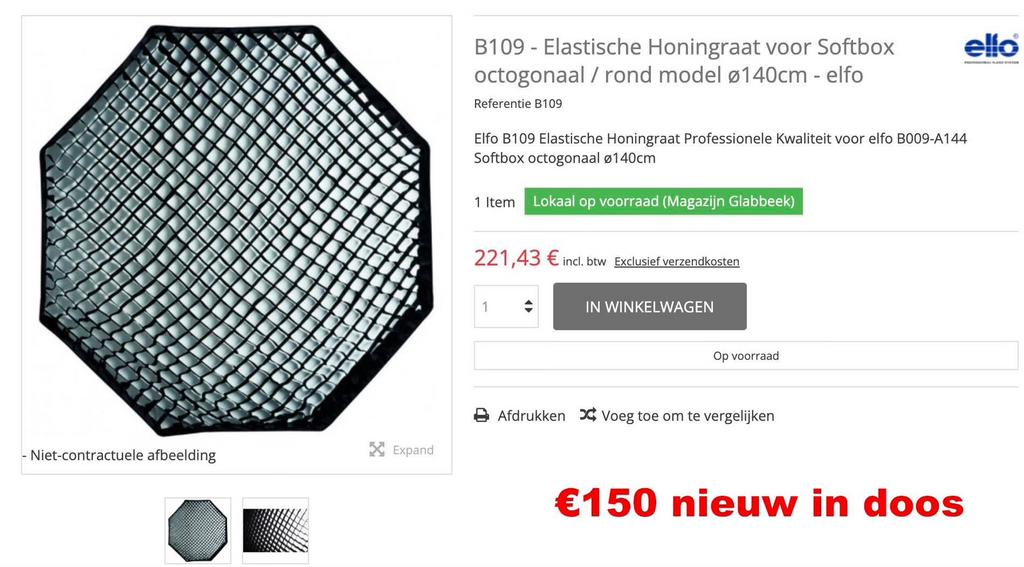 Studio toebehoren, Ophalen, Zo goed als nieuw