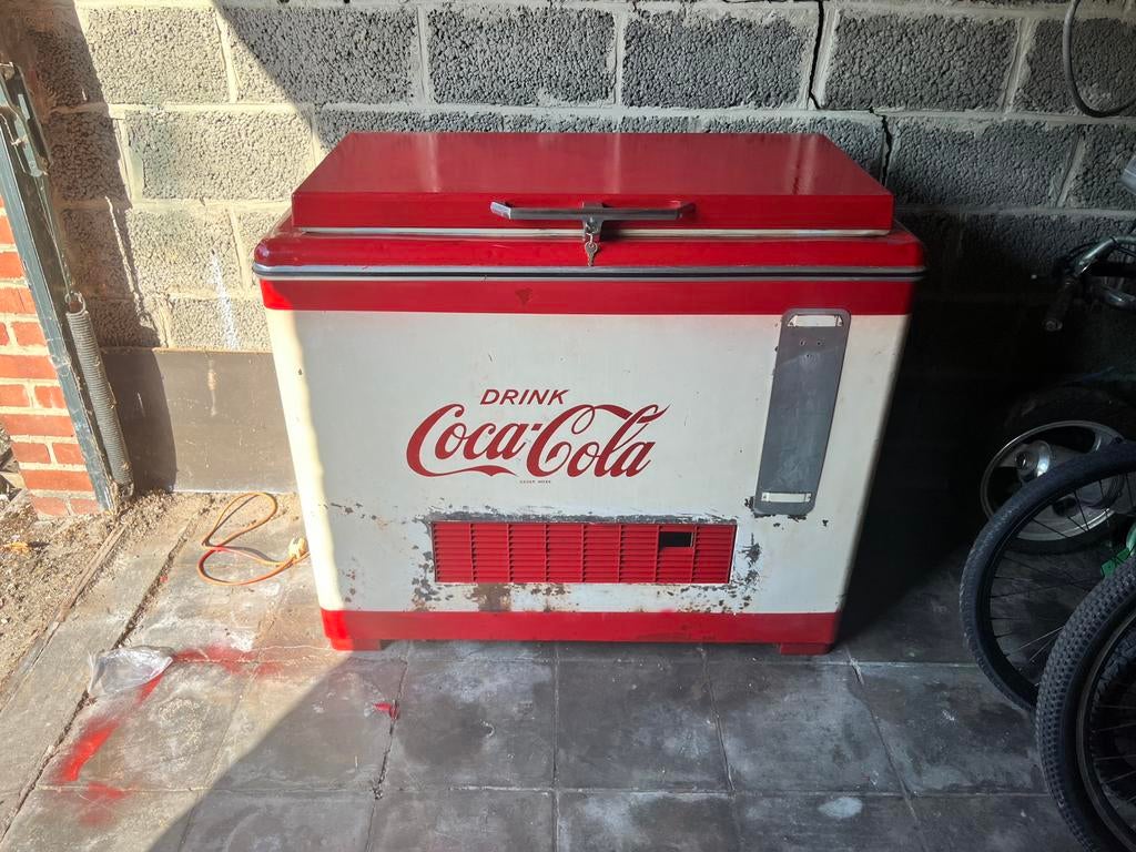 Vintage Coca-Cola Frigo 1940 Belgisch Fabrikaat Antwerpen!), Enlèvement