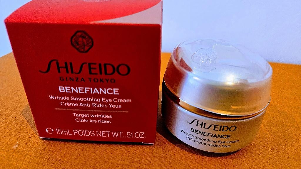 Shiseido Benefiance Wrinkle Smooting Eye Cream, Ophalen of Verzenden, Nieuw
