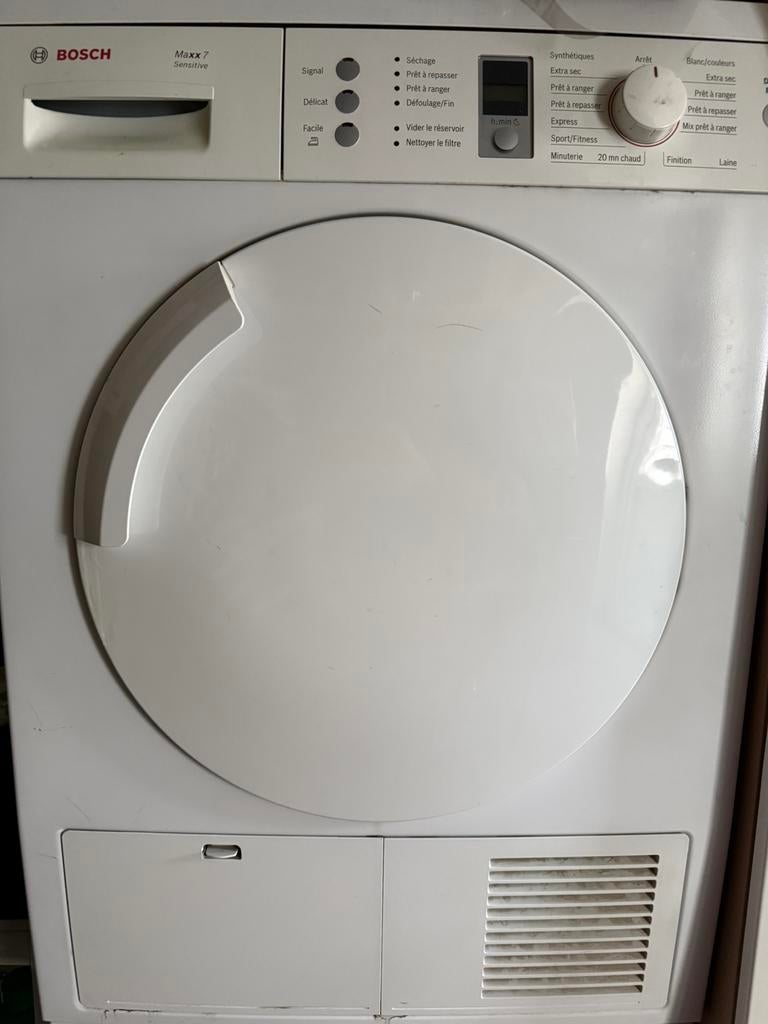Sèche-linge Bosch 7 kg blanc, Electroménager, Sèche-linge, Enlèvement, Comme neuf