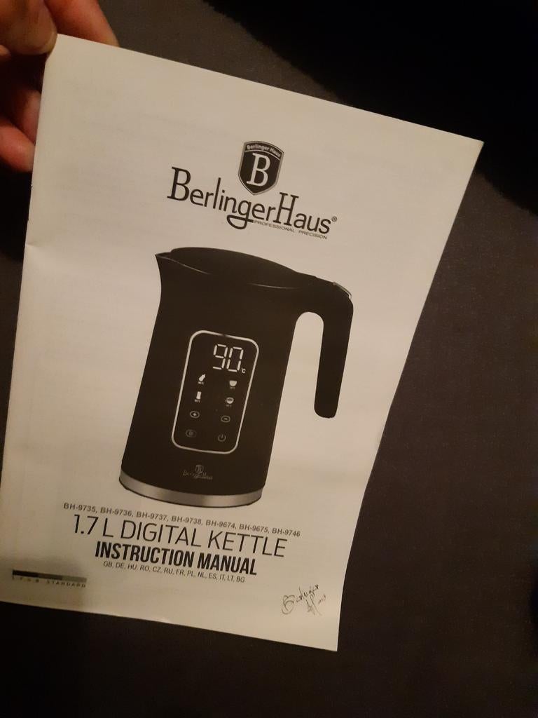 Digitale waterkoker van berlinger haus, Ophalen of Verzenden