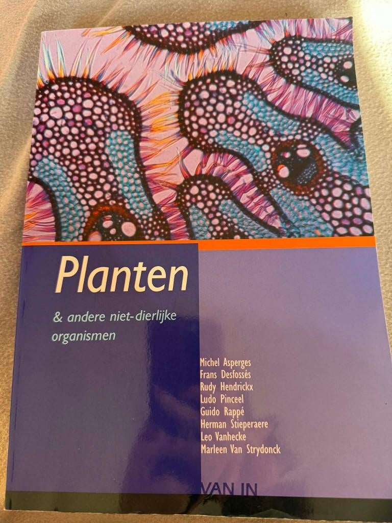 Boek planten en niet-dierlijke organismen, Boeken, Ophalen, Nieuw, Hoger Onderwijs, Van In