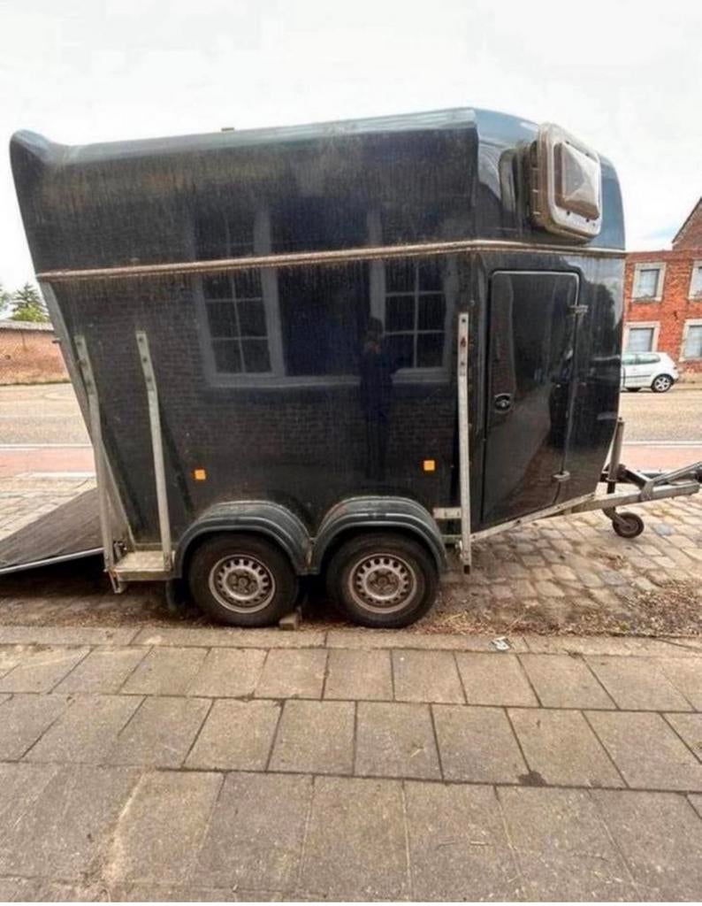 Paardentrailee te huur voor 2 paarden, Enlèvement, Comme neuf