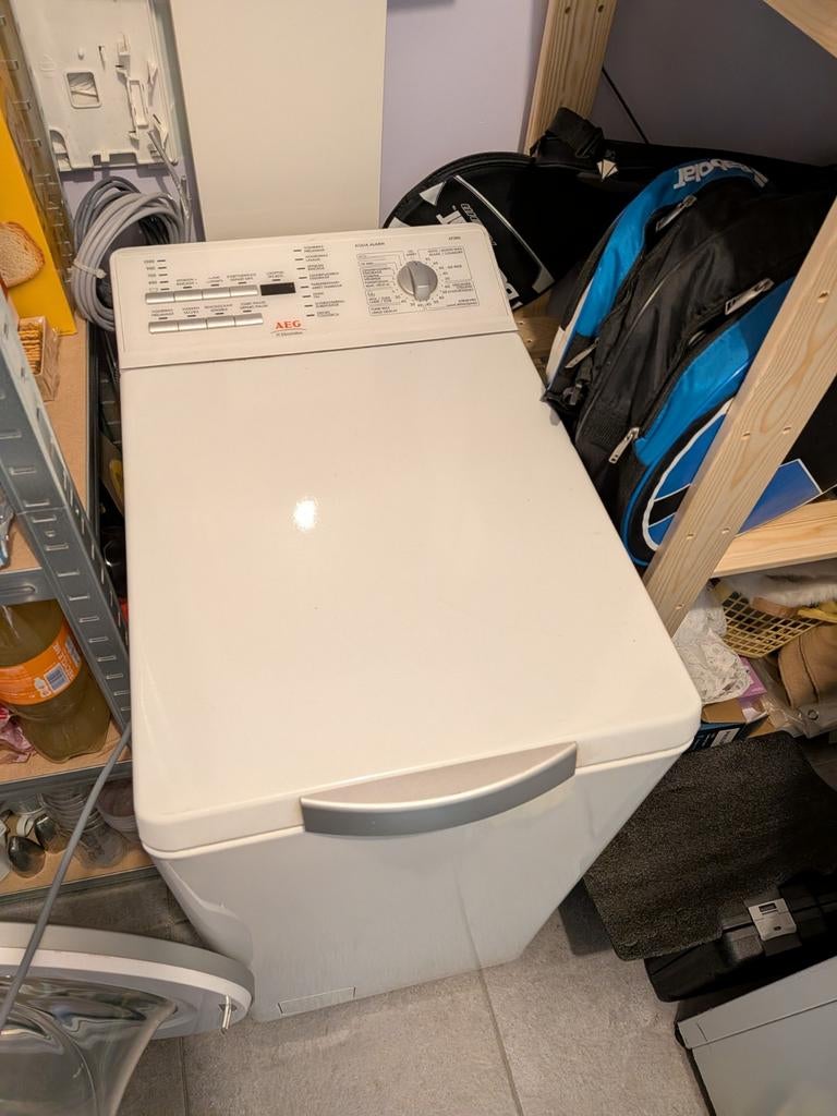 AEG Electrolux Bovenlader 5kg, Electroménager, Lave-linge, 1200 à 1600 tours, 85 à 90 cm, 4 à 6 kg, Programme court