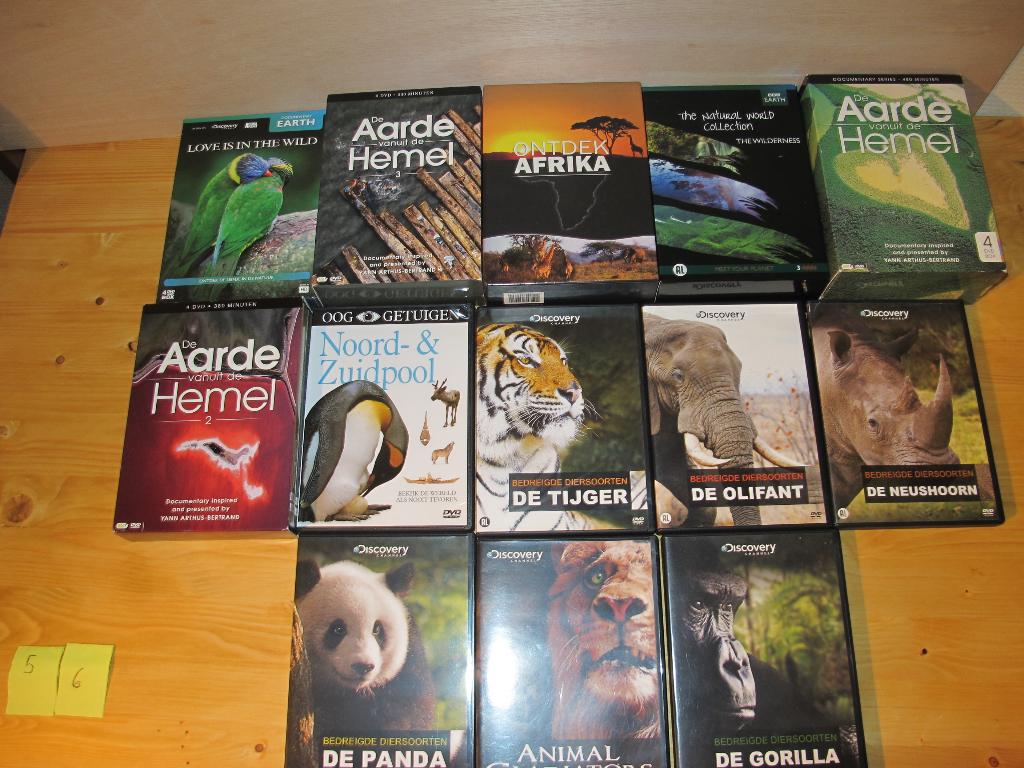 Lot dvd's natuur documentaires, Cd's en Dvd's, Dvd's | Documentaire en Educatief, Alle leeftijden, Ophalen, Gebruikt, Natuur