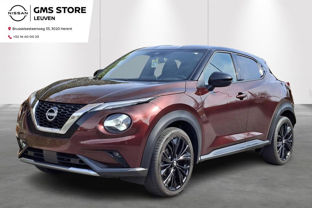 Nissan Juke N-Design-Aut-Carplay-Cam-Gps-Airco, Auto's, Nissan, Stof, Bedrijf, 5 zetels, 5 deurs