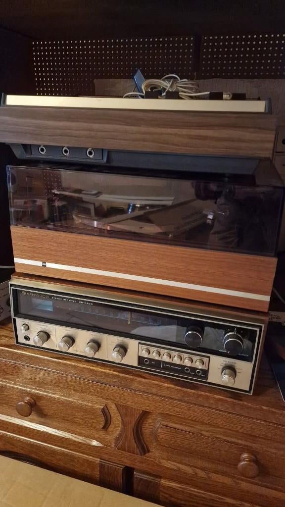 Platenspeler/ cassettedeck / stereo, Audio, Tv en Foto, Versterkers en Ontvangers, Ophalen, Stereo