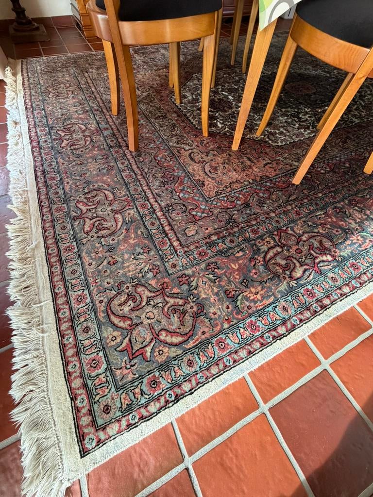 Pakistaans tapijt, Huis en Inrichting, Stoffering | Tapijten en Vloerkleden, Ophalen, Pakistaans, Gebruikt, 200 cm of meer