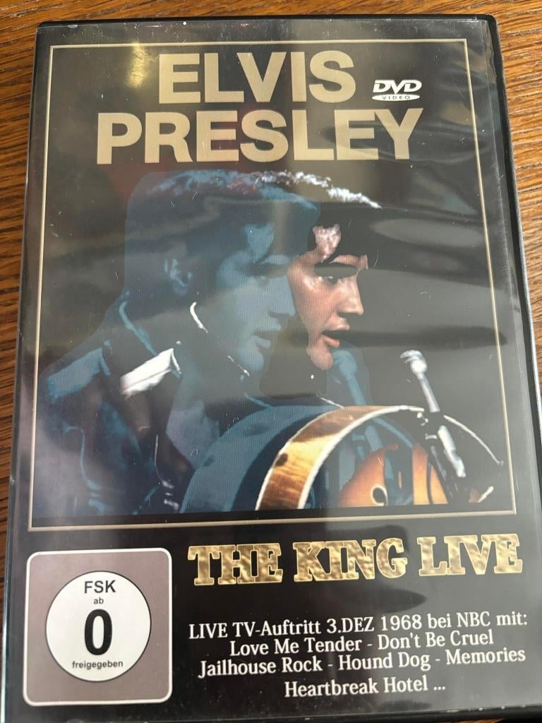 Elvis dvd, the King live, muziek dvd van Elvis,, Cd's en Dvd's, Alle leeftijden, Ophalen of Verzenden, Zo goed als nieuw, Muziek en Concerten