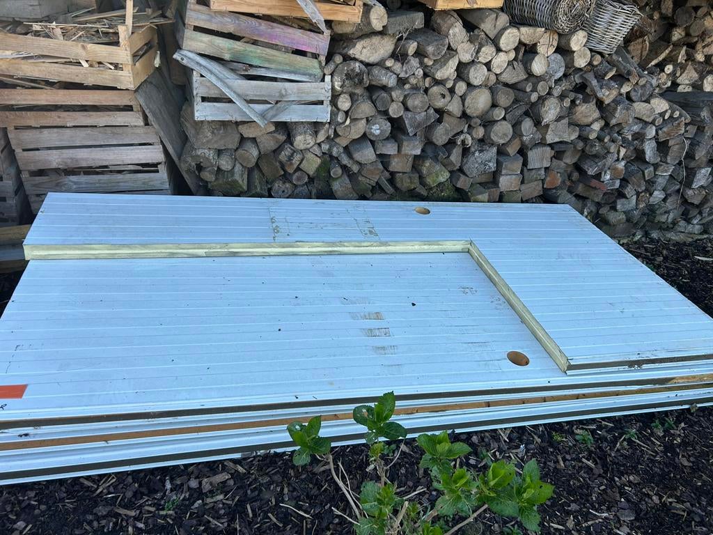 Sandwichpanelen met isolatie, Doe-het-zelf en Bouw, Ophalen, Gebruikt, 4 tot 8 cm