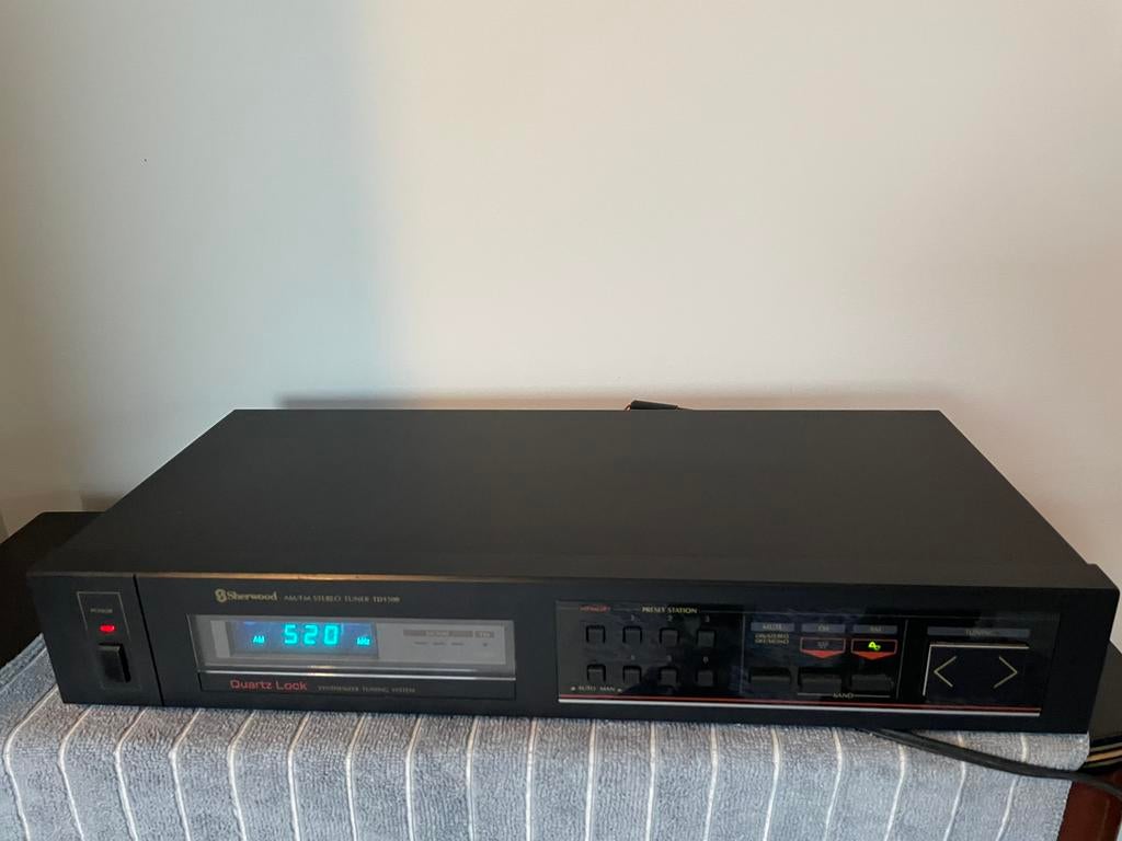 Sherwood TDI-30B tuner – AM/FM digital synthesizer – vintage, Audio, Tv en Foto, Tuners, Ophalen of Verzenden, Gebruikt