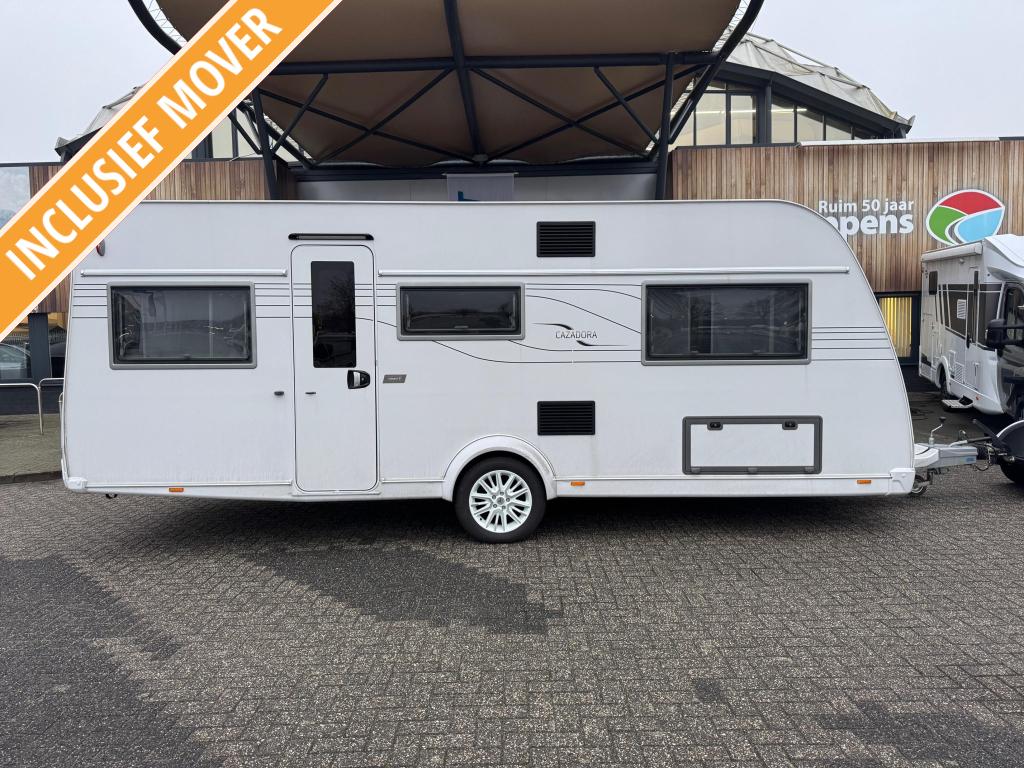 Tabbert Cazadora 550 E 2025 MOVER + LUIFEL!, Caravans en Kamperen, Caravans, Rondzit, Tabbert, 6 tot 7 meter, 2 aparte bedden