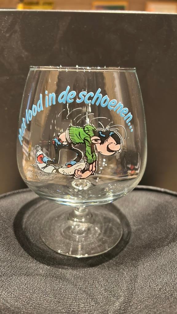 Franquin Guust Flater glas 1989, Verzamelen, Ophalen of Verzenden, Zo goed als nieuw