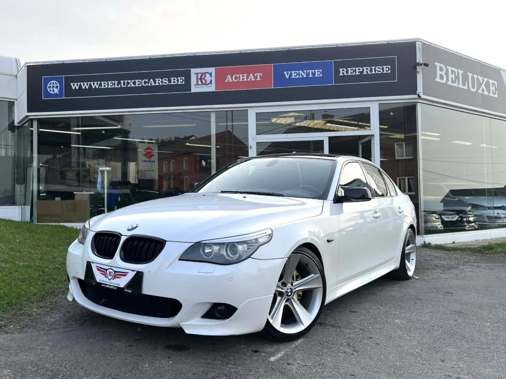 BMW 525 D*Pack-M*3L*M57*Leder*CarPlay*, Auto's, 4 deurs, Zwart, 2993 cc, https://public.car-pass.be/vhr/c99d1344-60d6-410c-8911-397881473960