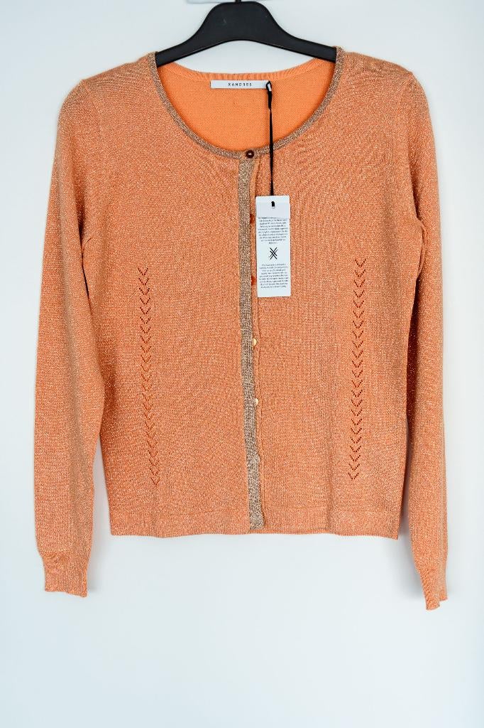 Cardigan, merk Xandres, NIEUW, maat XS, Kleding | Dames, Truien en Vesten, Nieuw, Maat 34 (XS) of kleiner, Oranje, Verzenden