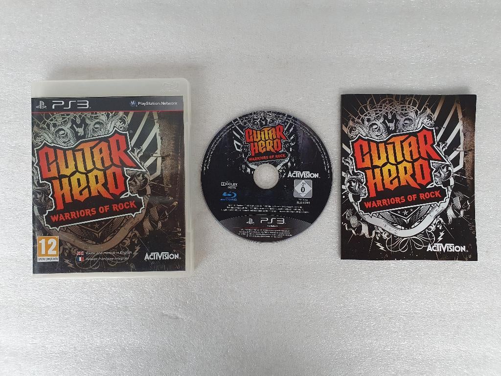 PS3: Guitar Hero - Warriors of Rock, Enlèvement ou Envoi, Utilisé