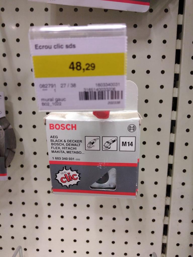 Nieuwe „" BOSCH "” SDS „" CLIC "” snelvergrendelingsmoer”, Nieuw, Rechte handslijpmachine